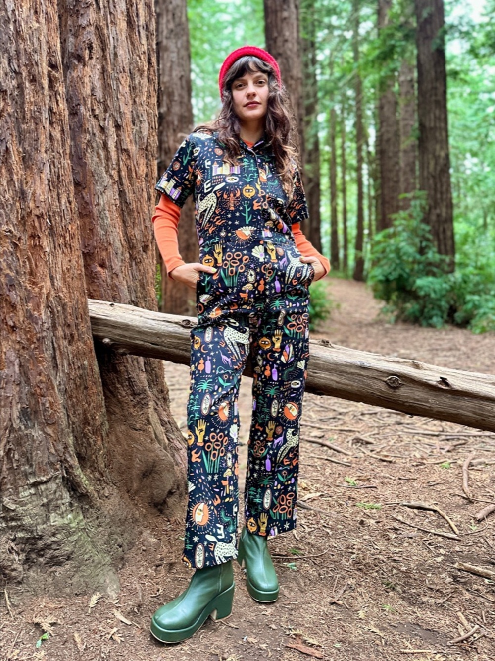 Nooworks: Tarot Garden Twill Coveralls! - Picture 2 of 15